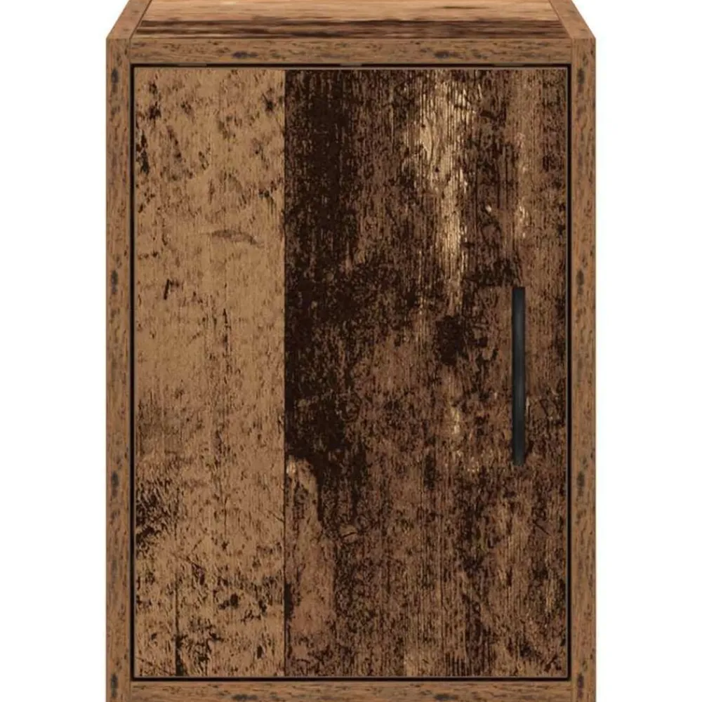 vidaXL Armario de pared para garaje madera ingeniería Madera antigua Clearance