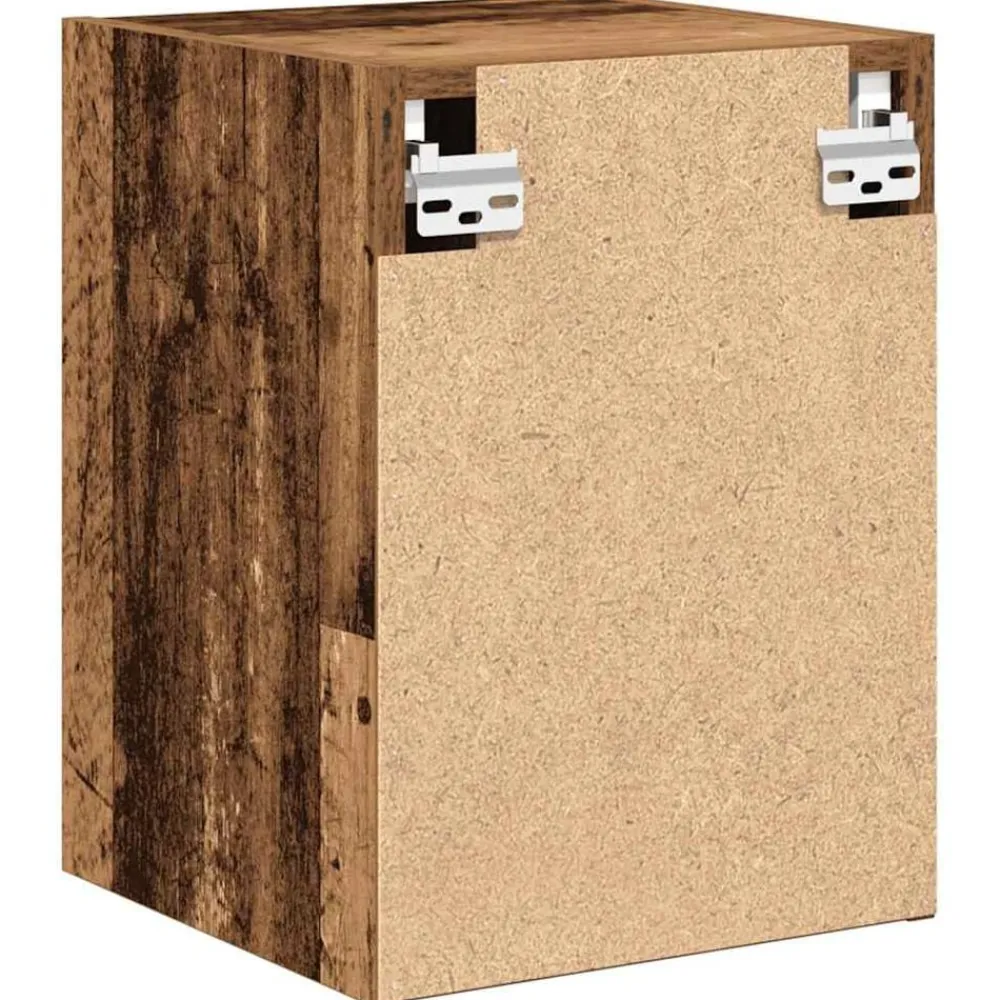 vidaXL Armario de pared para garaje madera ingeniería Madera antigua Clearance