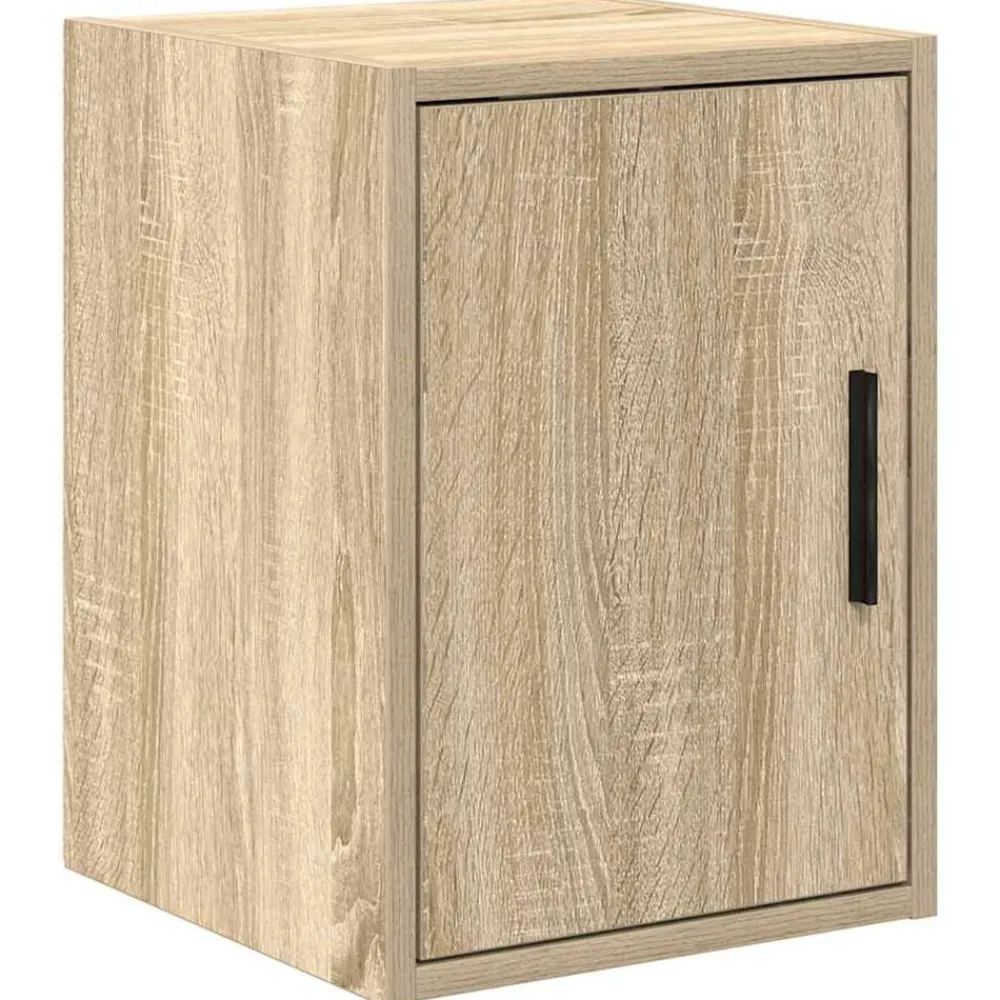 vidaXL Almacenamiento Industrial-Armario de pared para garaje madera de ingeniería