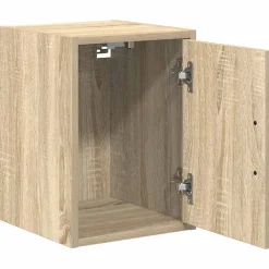 vidaXL Almacenamiento Industrial-Armario de pared para garaje madera de ingeniería