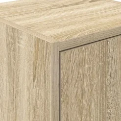vidaXL Almacenamiento Industrial-Armario de pared para garaje madera de ingeniería