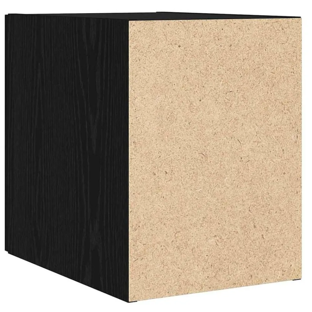 vidaXL Armario de pared 30 x 42.5 x 39.5 cm Roble negro New