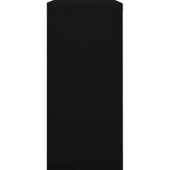 vidaXL Armario de puerta corredera acero 90x40x90 cm Negro Clearance