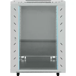 vidaXL Armario de red con almacenamiento 60 x 60 x 80 cm Acero Gris