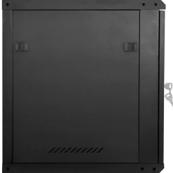 vidaXL Armario de red con almacenamiento 60 x 45 x 65 cm Acero Negro Clearance