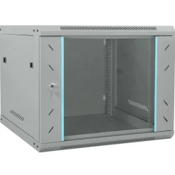 vidaXL Armario de red con almacenamiento 60 x 60 x 50 cm Acero Gris Outlet