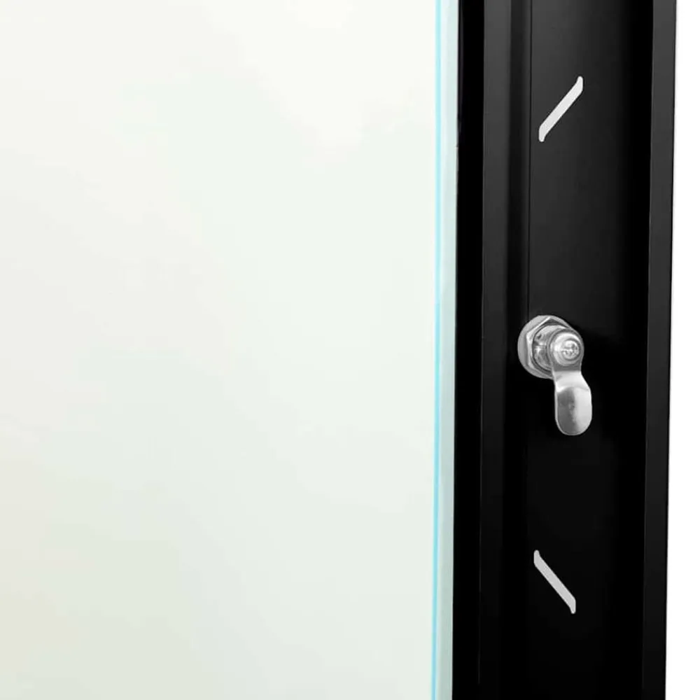 vidaXL Armario de red con almacenamiento 53 x 45 x 60 cm Acero Negro Online