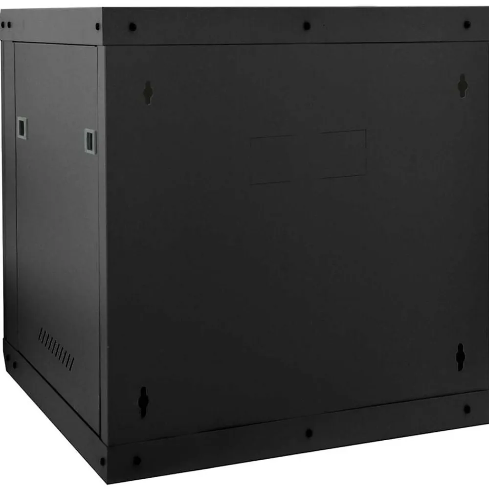 vidaXL Armario de red con almacenamiento 53 x 60 x 60 cm Acero Negro Hot