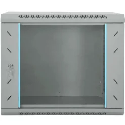 vidaXL Electrónica-Armario de red con almacenamiento 60 x 45 x 50 cm Acero