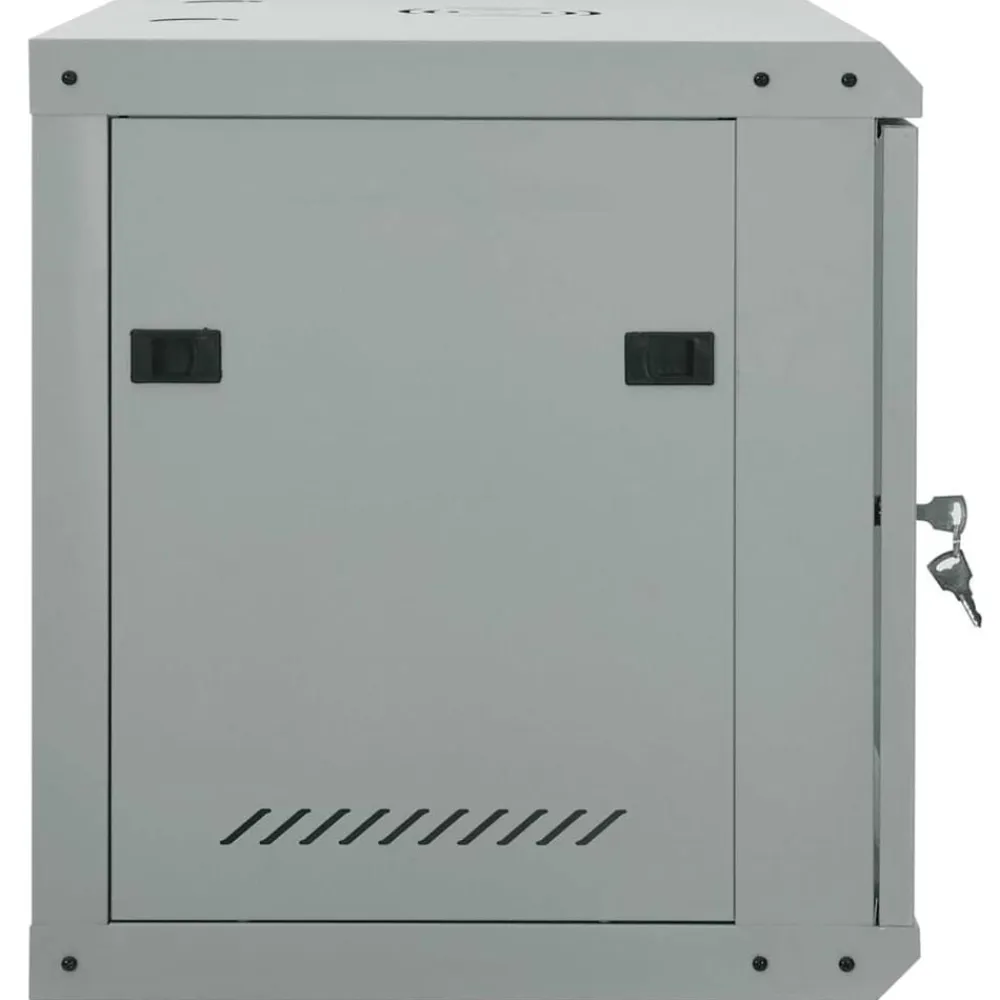 vidaXL Electrónica-Armario de red con almacenamiento 60 x 45 x 50 cm Acero