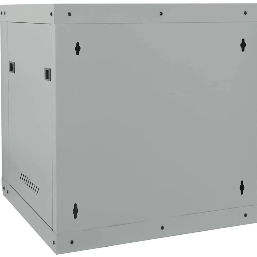 vidaXL Electrónica-Armario de red con almacenamiento 53 x 60 x 60 cm Acero