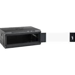 vidaXL Electrónica-Armario de red con almacenamiento 53 x 45 x 21 cm Acero
