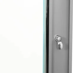 vidaXL Armario de red con almacenamiento 53 x 45 x 21 cm Acero Gris Discount