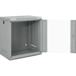 vidaXL Electrónica-Armario de red con almacenamiento 53 x 45 x 60 cm Acero