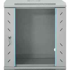 vidaXL Electrónica-Armario de red con almacenamiento 53 x 45 x 60 cm Acero