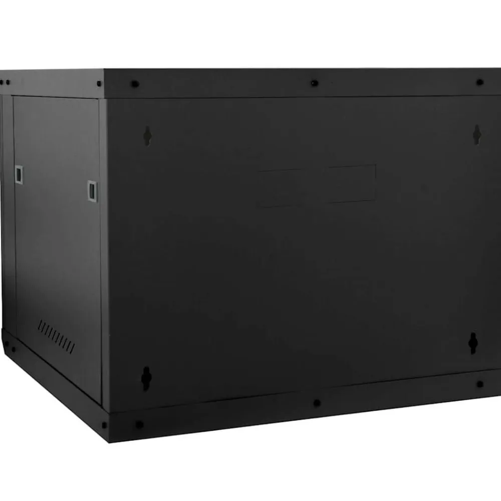 vidaXL Armario de red con almacenamiento 60 x 60 x 50 cm Acero Negro Online