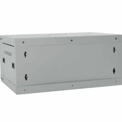 vidaXL Electrónica-Armario de red con almacenamiento 60 x 45 x 28 cm Acero