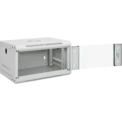 vidaXL Electrónica-Armario de red de pared 6U de 19" IP20, 53 x 40 x 30 cm