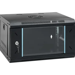 vidaXL Electrónica-Armario de red de pared 6U de 19" IP20, 53 x 40 x 30 cm