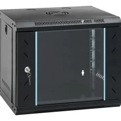 vidaXL Electrónica-Armario de red de pared 9U de 19" IP20, 53 x 40 x 45 cm