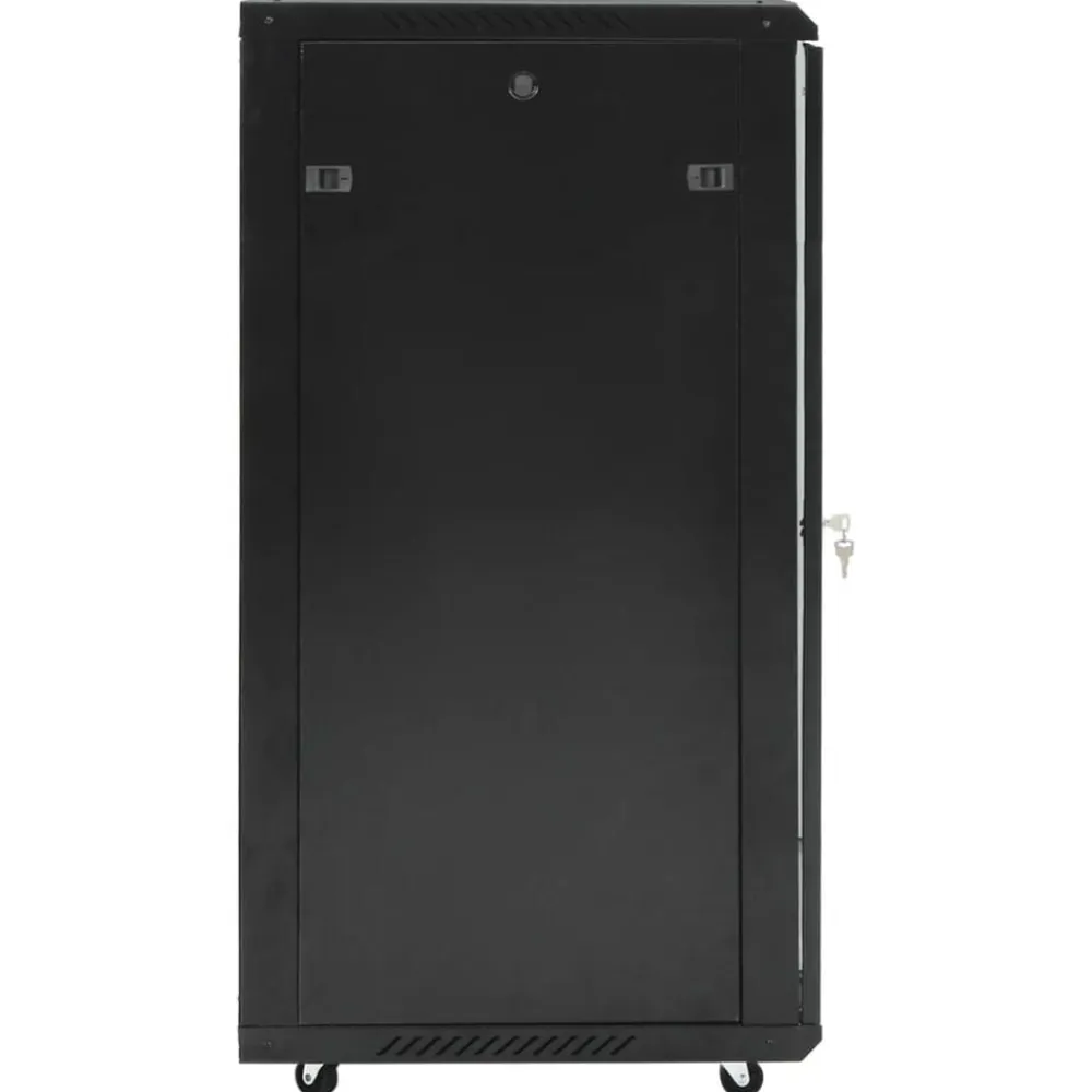 vidaXL Electrónica-Armario de red 22U con patas giratorias, 19", IP20, 60 x 60 x 120 cm