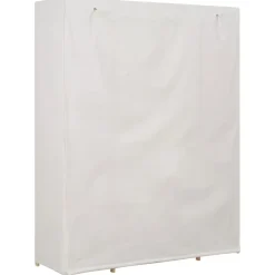 vidaXL Armario de tela 135x40x170 cm Blanco Best
