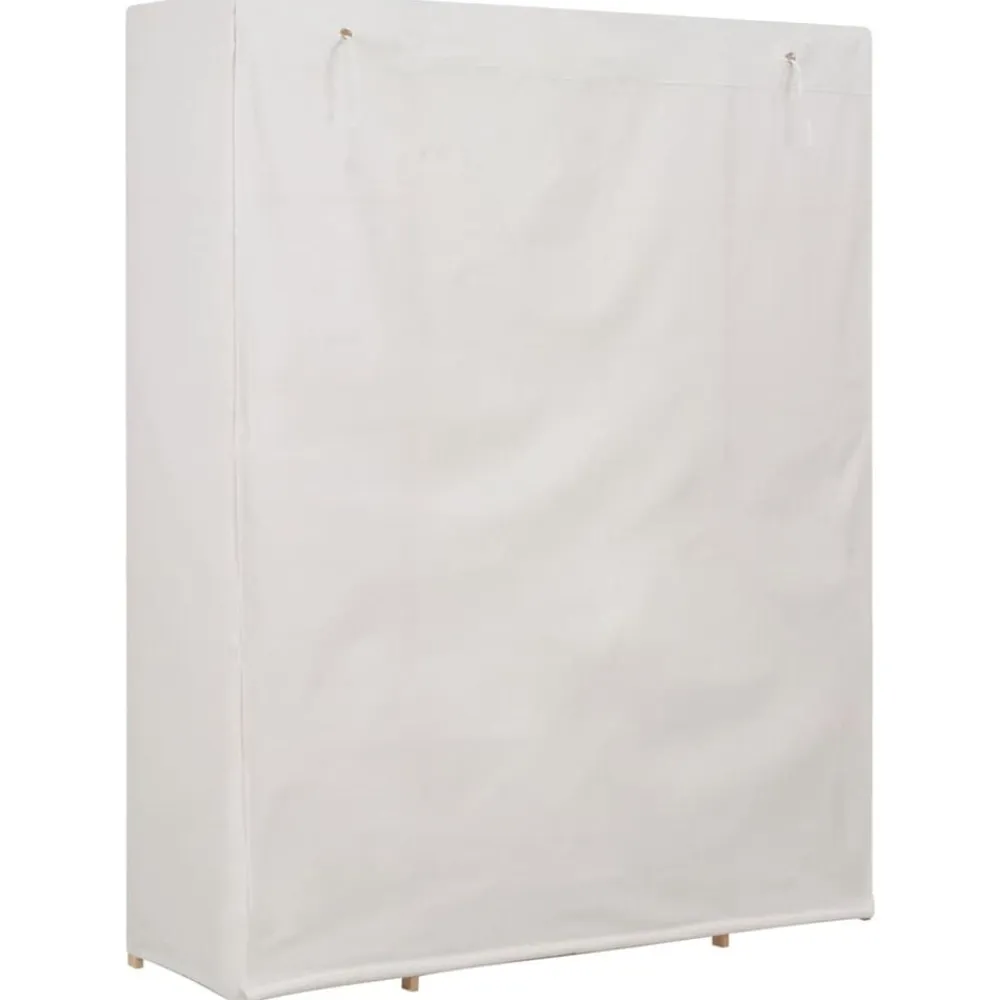 vidaXL Armario de tela 135x40x170 cm Blanco Best