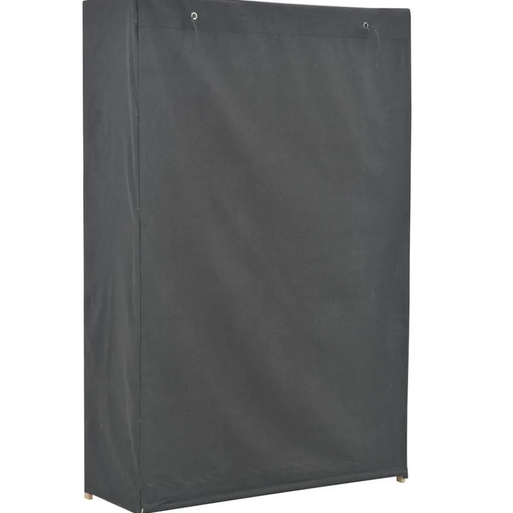 vidaXL Armario de tela 110x40x170 cm Gris New