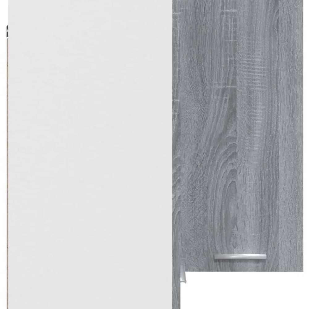 vidaXL Armarios Y Almacenamiento-Armario esquinero colgante "Lyon" 57x57x60 cm madera de ingeniería