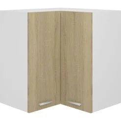 vidaXL Armario esquinero colgante "Lyon" 57x57x60 cm madera de ingeniería Roble Sonoma Clearance