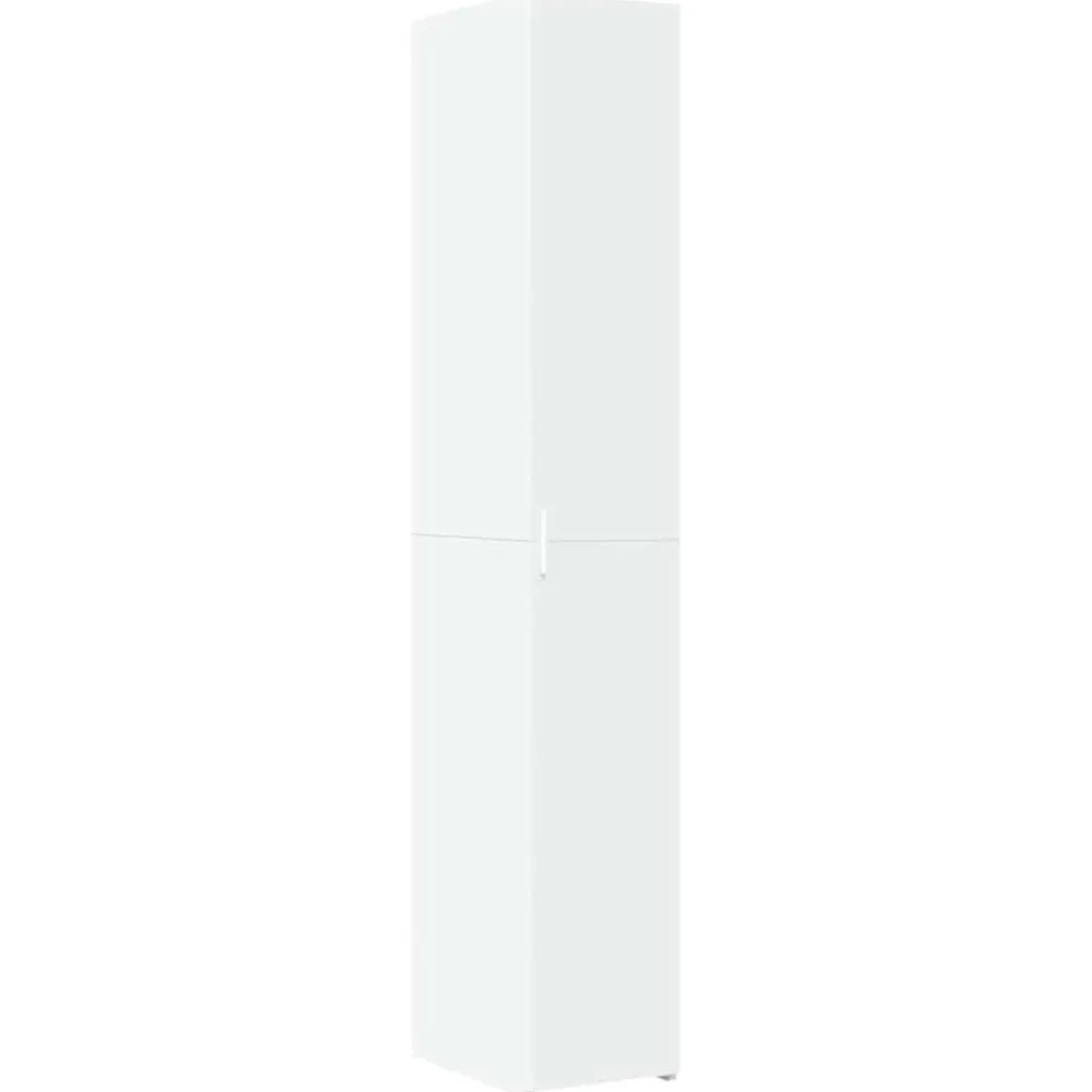 vidaXL Armarios Y Almacenamiento-Armario estrecho madera de ingeniería 30x42,5x225 cm