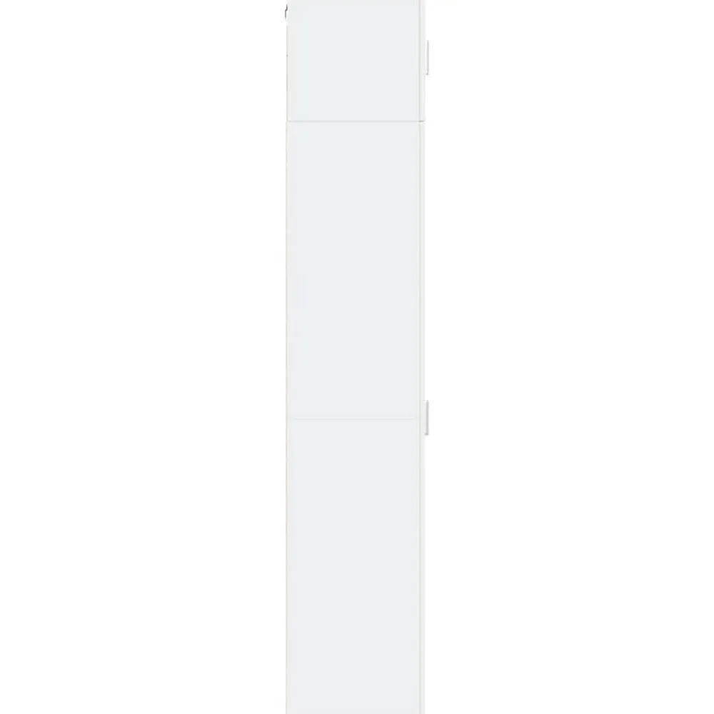 vidaXL Armarios Y Almacenamiento-Armario estrecho madera de ingeniería 30x42,5x225 cm