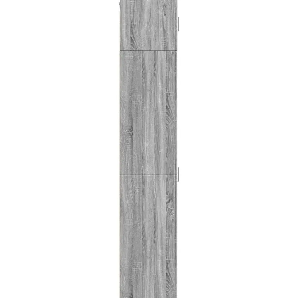 vidaXL Armarios Y Almacenamiento-Armario estrecho madera ingeniería 30x42,5x225 cm