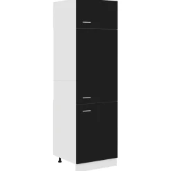 vidaXL Armarios Y Almacenamiento-Armario frigorífico "Lyon" 60x57x207 cm de madera de ingeniería