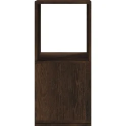 vidaXL Armario giratorio aglomerado 34,5x34,5x75,5 cm Roble ahumado