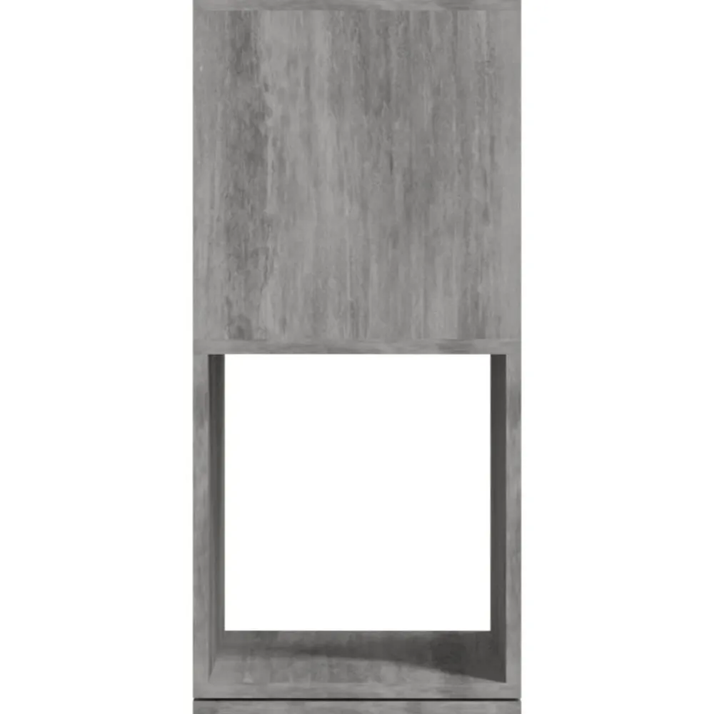 vidaXL Armario giratorio aglomerado gris hormigón 34,5x34,5x75,5 cm Gris hormigón Online