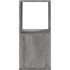vidaXL Armario giratorio aglomerado gris hormigón 34,5x34,5x75,5 cm Gris hormigón Online