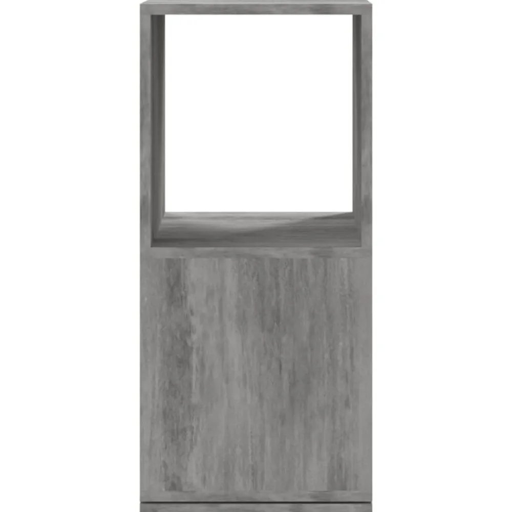vidaXL Armario giratorio aglomerado gris hormigón 34,5x34,5x75,5 cm Gris hormigón Online