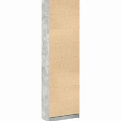 vidaXL Armario Gris Concreto 55 x 25 x 189 cm Madera de ingeniería Gris hormig&oacute;n