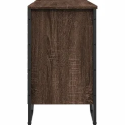 vidaXL Conjuntos De Muebles-Armario lavabo baño madera ingeniería marrón roble 91x35x60 cm
