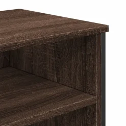 vidaXL Conjuntos De Muebles-Armario lavabo baño madera ingeniería marrón roble 91x35x60 cm
