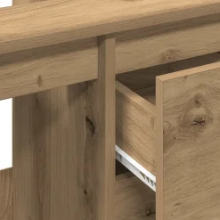 vidaXL Armario lavabo baño madera ingeniería 65x33x60 cm Roble artisan Best