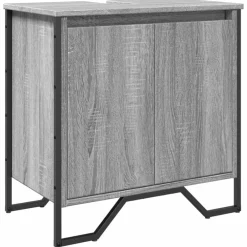 vidaXL Conjuntos De Muebles-Armario lavabo baño madera ingeniería 60x35x60 cm