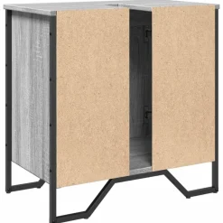 vidaXL Conjuntos De Muebles-Armario lavabo baño madera ingeniería 60x35x60 cm