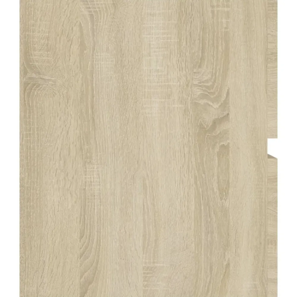 vidaXL Armario lavabo madera contrachapada 90x38,5x45 cm Roble Sonoma