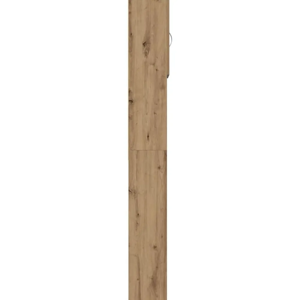 vidaXL Accesorios Para Electrodomésticos-Armario lavadora madera ingeniería roble artesanal 64x24x190 cm