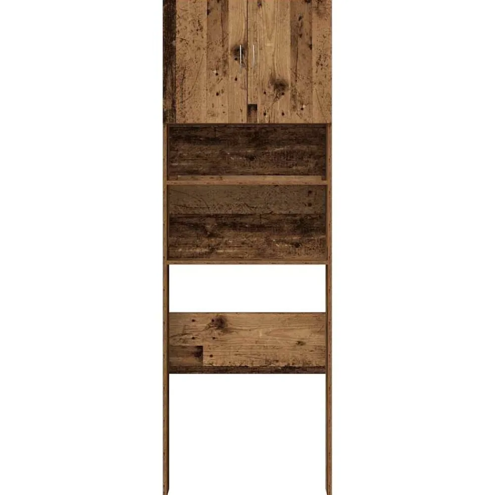 vidaXL Accesorios Para Electrodomésticos-Armario lavadora madera ingeniería 64x24x190 cm