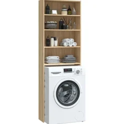 vidaXL Accesorios Para Electrodomésticos-Armario lavadora 64x24x190 cm