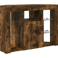 vidaXL Muebles Tv-Armario LED para TV de Esquina 100x40x68cm