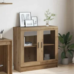 vidaXL Estanterías-Armario libros madera ingeniería 82,5x30,5x80 cm